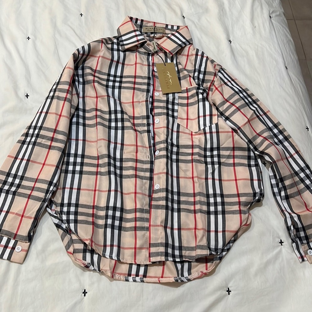 Burberry women's button down shirt